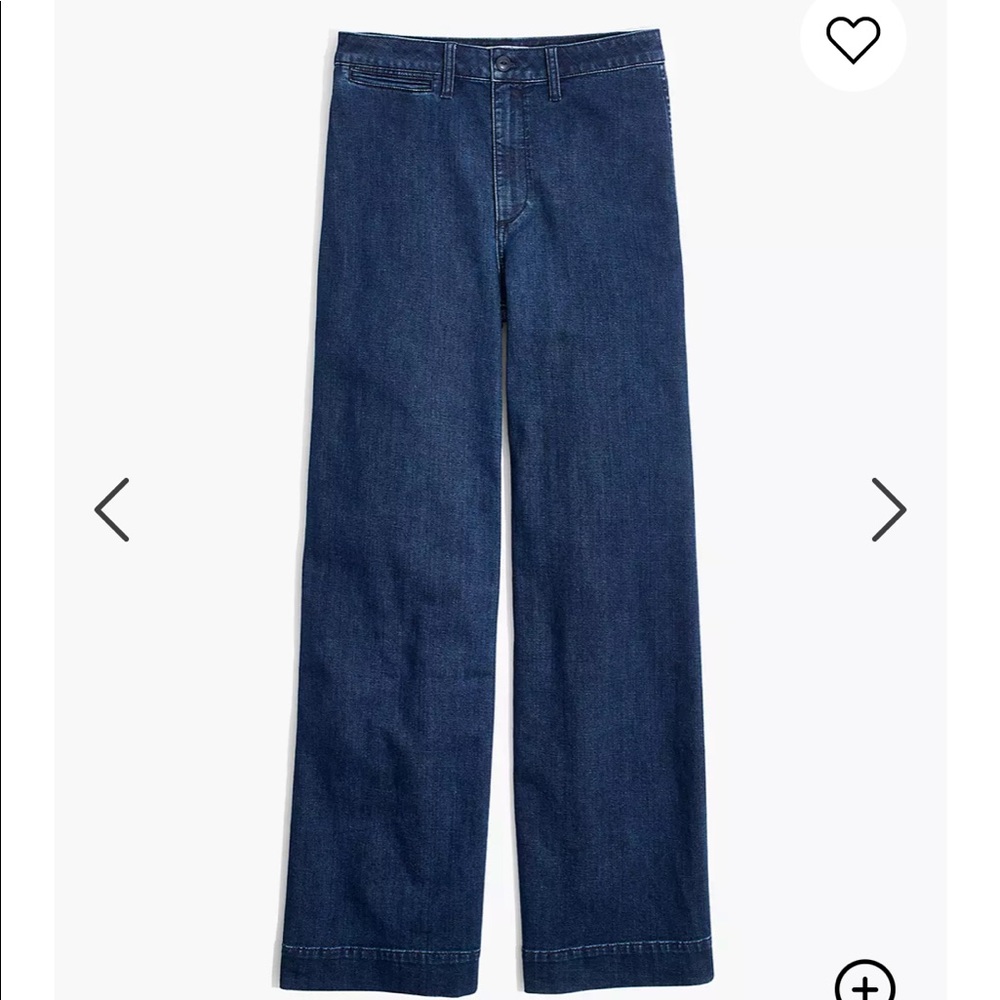 Madewell Emmett Wide Leg Jeans size 25